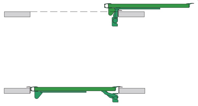 028b Integrated sliding door - 1 leaf electrical